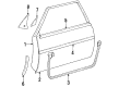 1991 Toyota Supra Weather Strip Diagram - 67861-14300