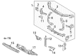 2001 Toyota Camry Radiator Support Diagram - 53211-06030