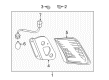 2011 Toyota Camry Tail Light Diagram - 81590-06240