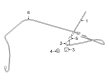 2007 Toyota Yaris Antenna Mast Diagram - 86309-52040