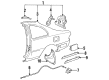 1996 Toyota Camry Door Moldings Diagram - 75651-AA903