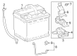 2023 Toyota Prius AWD-e Battery Cable Diagram - 82123-16220