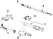 1989 Toyota Van Rack And Pinion Diagram - 44204-28020