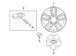 Toyota Spare Wheel Diagram - 42611-60C30