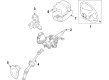 Toyota Steering Column Cover Diagram - 45287-08030-C0