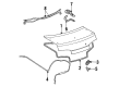 1995 Toyota Paseo Trunk Lid Latch Diagram - 64610-16082