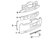 1997 Toyota Supra Bumper Diagram - 52159-14908