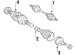 Toyota Corolla CV Joint Diagram - 43460-19106