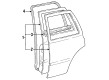 1993 Toyota 4Runner Weather Strip Diagram - 67872-35020