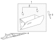 2015 Toyota Corolla Glove Box Diagram - 55550-02400-C0