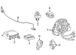 Toyota bZ4X Air Bag Sensor Diagram - 89831-52130