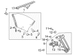 2004 Toyota Solara Window Regulator Diagram - 69803-06050