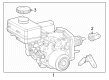 2023 Toyota bZ4X Brake Master Cylinder Diagram - 47050-42290