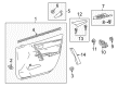 2014 Toyota Corolla Door Seal Diagram - 68171-02251