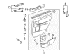 2004 Toyota Avalon Weather Strip Diagram - 68173-AC010