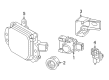 Toyota Mirai Parking Assist Distance Sensor Diagram - 89341-30040-C0