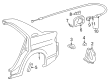 2002 Toyota Prius Fuel Door Diagram - 77350-47010