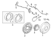 1999 Toyota 4Runner Backing Plate Diagram - 47043-35180