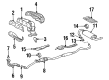 2008 Toyota Matrix Catalytic Converter Diagram - 17410-0D341