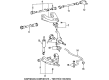 1986 Toyota 4Runner Control Arm Diagram - 48066-35100