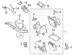 2014 Toyota Sienna Air Duct Diagram - 17750-0P010