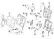 Toyota Grand Highlander Armrest Diagram - 72830-0E520-B1