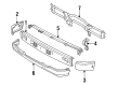 1987 Toyota Pickup Air Deflector Diagram - 53911-89106