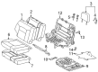 Toyota Land Cruiser Seat Cover Diagram - 79031-60C00-C5