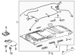 Toyota Highlander Dome Light Diagram - 63650-0E130-A0