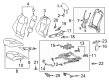 2022 Toyota Corolla Cross Seat Cover Diagram - 71073-0A320-C0