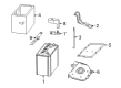 2010 Toyota Highlander Battery Tray Diagram - 74450-48050