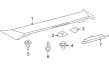 2012 Toyota Corolla Spoiler Diagram - 76871-02923