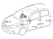 Toyota Corolla Air Bag Diagram - 62170-02190