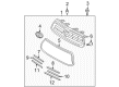 2009 Toyota Highlander Emblem Diagram - 90975-02100