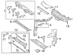 2023 Toyota Crown Radiator Support Diagram - 53202-30908