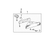 Toyota Camry Light Socket Diagram - 81576-08010