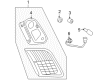 2007 Toyota Camry Tail Light Diagram - 81591-33140