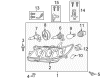 2007 Toyota Camry Light Socket Diagram - 90075-60001