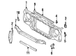 Toyota T100 Front Cross-Member Diagram - 57104-34010