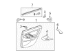 2011 Toyota Camry Weather Strip Diagram - 68174-06020