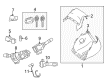 2015 Toyota Sienna Cruise Control Switch Diagram - 84632-0E020