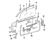 1993 Toyota MR2 Door Lock Actuator Diagram - 69310-17101