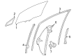 2023 Toyota bZ4X Window Run Diagram - 68151-42140