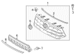 Toyota Highlander Grille Diagram - 53101-0E020