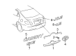 Toyota Camry Emblem Diagram - 75443-06190