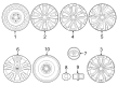 Toyota Corolla Cross Lug Nuts Diagram - 90942-A1004