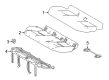 2016 Toyota Prius Seat Cover Diagram - 71075-47560-B2