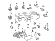 Toyota Camry Hazard Warning Switch Diagram - 84332-AC011-C0