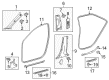 Toyota Camry Door Seal Diagram - 62312-06130-C0