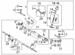 2004 Toyota Sequoia Tie Rod End Diagram - 45046-09210